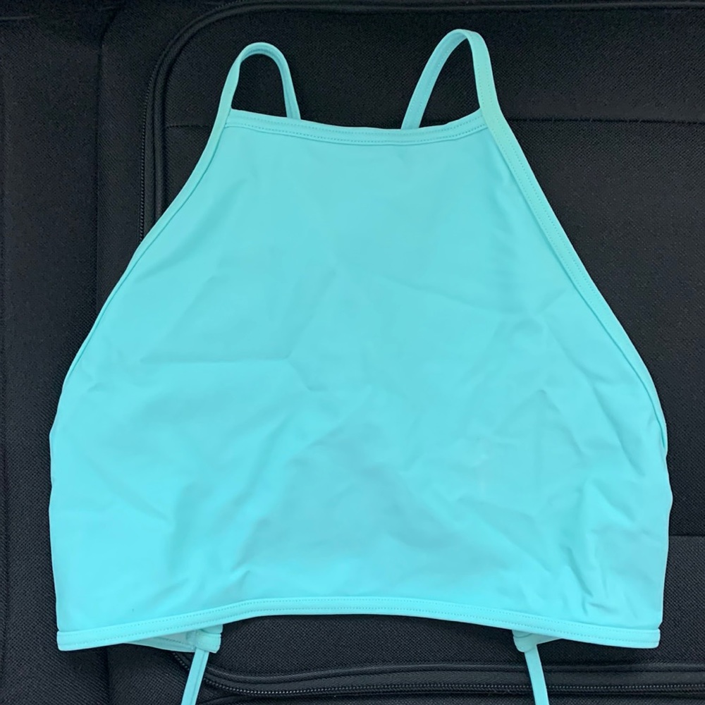 High-neck bikini top
